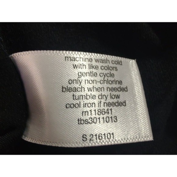 Lane Bryant Black/White/Red Chevron Striped Sheer Top w/ Lining, Plus Size 18/20 - Picture 7 of 7